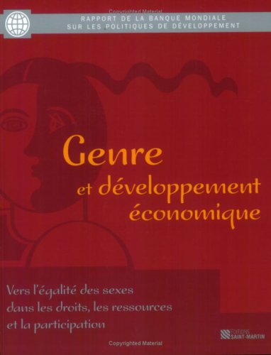 Stock image for Genre et Developpement : Vers L'egalite des Sexes for sale by Le Monde de Kamlia