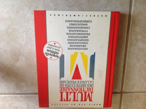 9782890375987: Multidictionnaire des difficultés de la langue française: Orthographe, grammaire, conjugaison, significations, abréviations, prononciation, ... Langue et culture) (French Edition)