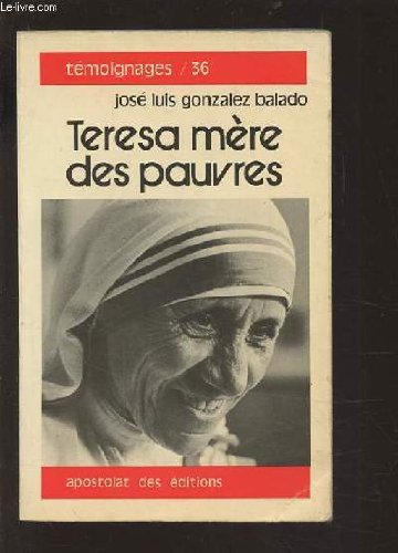 Imagen de archivo de Teresa, mre des pauvres a la venta por Le-Livre