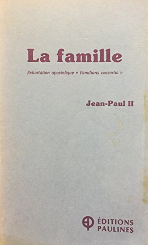 Beispielbild fr La Famille zum Verkauf von Better World Books