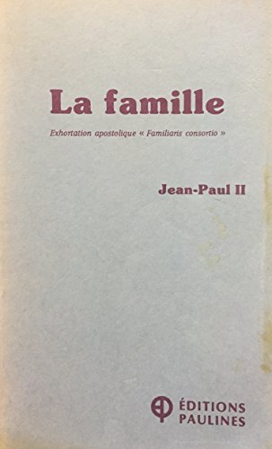 Imagen de archivo de La Famille a la venta por Better World Books