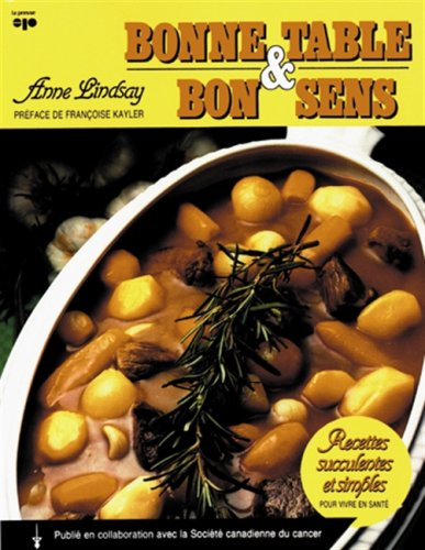 Stock image for Bonne Table and Bon Sens for sale by Irish Booksellers