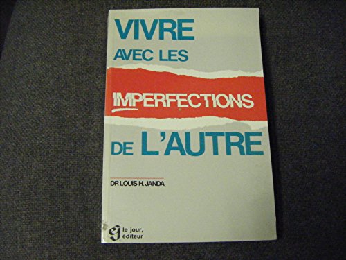 9782890443686: VIVRE AVEC IMPERFECTIONS DE L (French Edition)