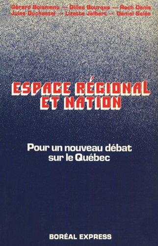 Beispielbild fr Espace rgional et nation zum Verkauf von Librairie Le Nord