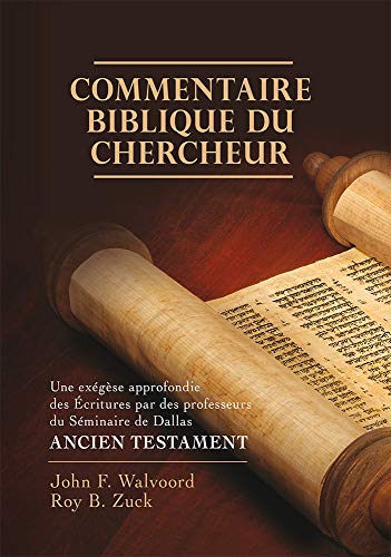 9782890822467: Commentaire Biblique du Chercheur Ancien Testament