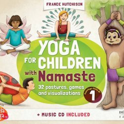 Beispielbild fr Yoga for children with Namaste the monkey zum Verkauf von ThriftBooks-Dallas