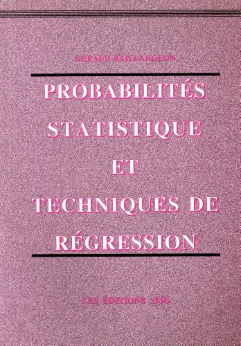 9782890940352: probabilites statistique et techniques de regression