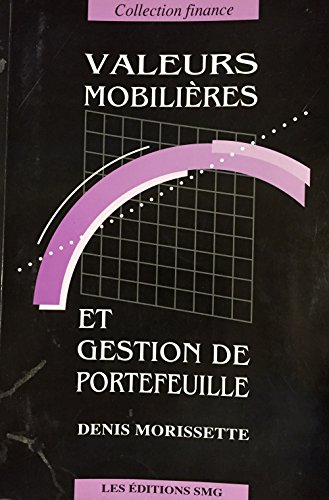 Beispielbild fr Valeurs mobilires et gestion de portefeuille zum Verkauf von Librairie Le Nord