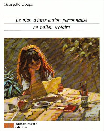 Stock image for Le Plan d'Intervention Personnalise en Milieu Scolaire for sale by Better World Books