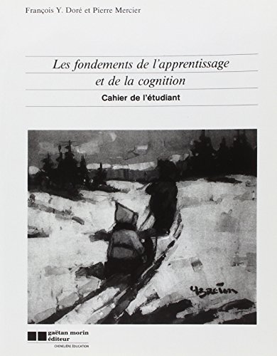 9782891054621: FONDEMENTS DE L'APPREN.COGNIT.CAHIER