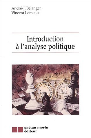 Stock image for Introduction  l'analyse politique for sale by Bay Used Books