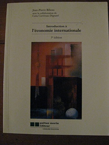 Stock image for Introduction a l'Economie Internationale for sale by Better World Books