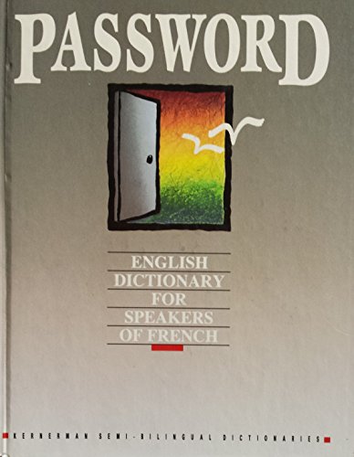 Stock image for Password English Dictionary for Speakers of French for sale by Wonder Book