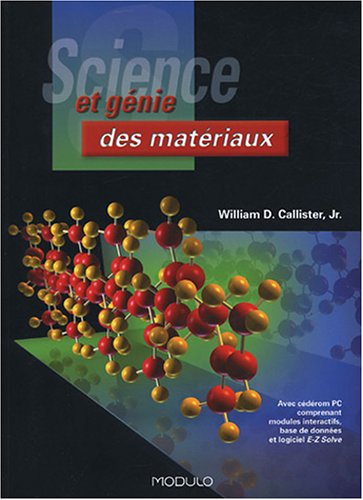 Beispielbild fr Science et genie des materiaux + cd zum Verkauf von LiLi - La Libert des Livres