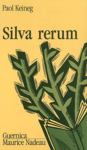 Beispielbild fr Silva Rerum zum Verkauf von Ammareal