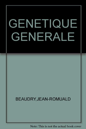 Beispielbild fr GNTIQUE GNRALE zum Verkauf von Librairie La Canopee. Inc.