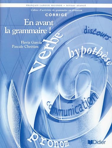 Stock image for en avant la grammaire niveau avance corrige for sale by GF Books, Inc.