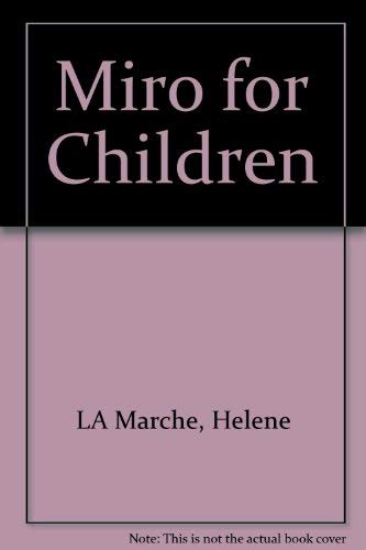 Beispielbild fr Miro for Children zum Verkauf von Redux Books