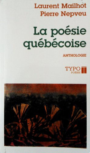 Beispielbild fr La Poe sie que be coise des origines a` nos jours (Typo) (French Edition) zum Verkauf von HPB Inc.