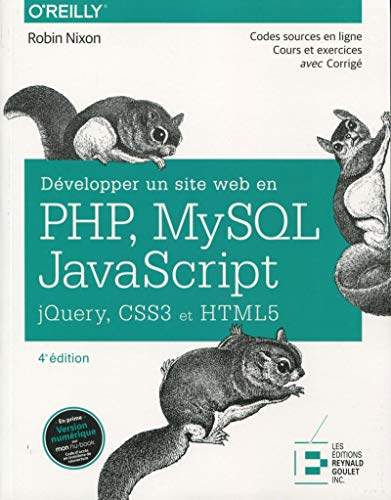 9782893775470: Dvelopper un site web en PHP, MySQL, JavaScript, jQuery, CSS3 et HTML5