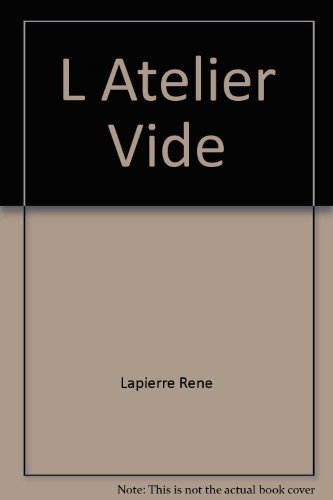 Imagen de archivo de L Atelier Vide a la venta por medimops