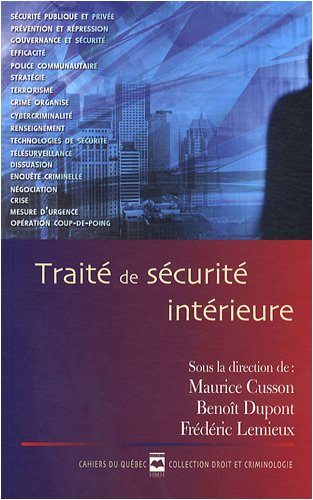 Beispielbild fr Traite de Securite Intrieure Cq 150 zum Verkauf von Ammareal