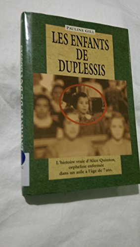 Beispielbild fr Les Enfants De Duplessis zum Verkauf von ThriftBooks-Atlanta