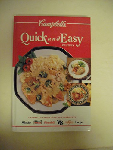 Beispielbild fr Campbells Quick and Easy Recipes zum Verkauf von SecondSale