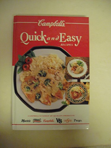 Stock image for Campbell's Quick and Easy Recipes for sale by Better World Books