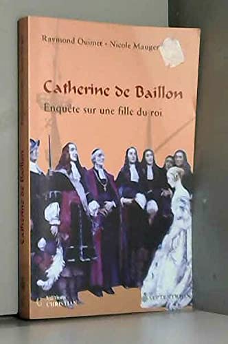 Beispielbild fr Catherine de Baillon zum Verkauf von Librairie La Canopee. Inc.