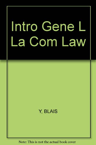 Stock image for Introduction Generale a La Common Law for sale by B-Line Books