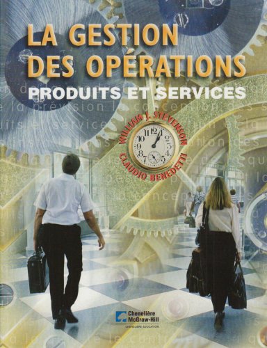 Stock image for Gestion des Operations : Produits et Services for sale by Better World Books