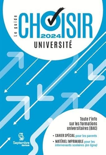 Beispielbild fr GUIDE CHOISIR UNIVERSIT 2024 zum Verkauf von Librairie La Canopee. Inc.