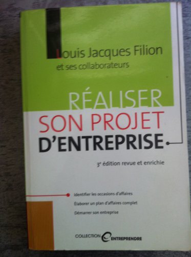 9782894721087: Realiser Son Projet d Entreprise 2ed