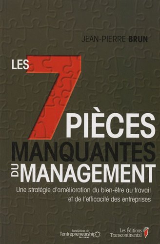 Beispielbild fr Les 7 pices manquantes du management zum Verkauf von medimops
