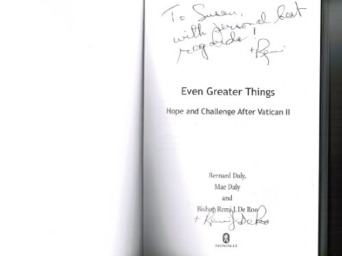 9782895070023: even-greater-things---hope-and-challenge-after-vatican-ii