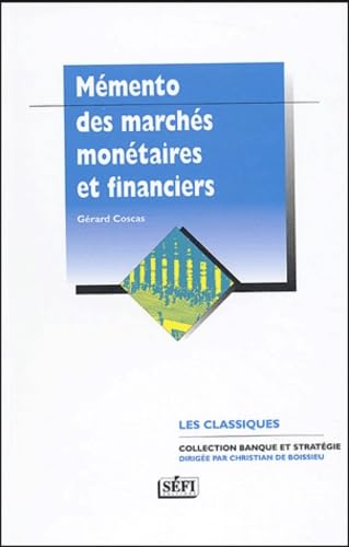 9782895090397: Mmento des marchs montaires et financiers