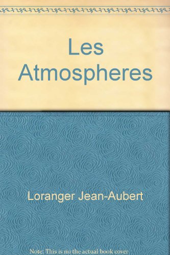 9782895181637: Les atmospheres, suivi de poemes