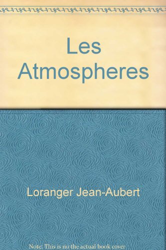 Stock image for ATMOSPHRES (LES) - POMES for sale by Better World Books