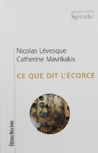 Beispielbild fr CE QUE DIT L'CORCE zum Verkauf von Librairie La Canopee. Inc.