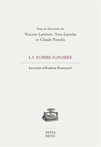 Beispielbild fr TOMBE IGNORE (LA) : LECTURES D'EUDORE VENTUREL zum Verkauf von Librairie La Canopee. Inc.