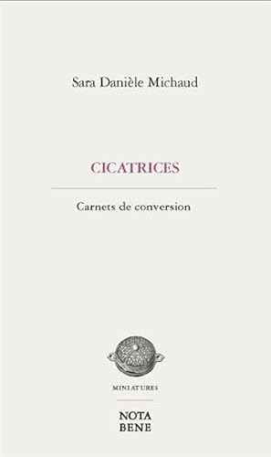 Beispielbild fr CICATRICES zum Verkauf von Librairie La Canopee. Inc.