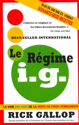 Beispielbild fr Le rgime I.G. zum Verkauf von Better World Books