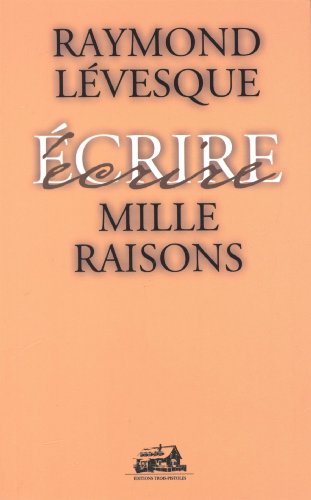 Stock image for Mille raisons for sale by Les mots en page