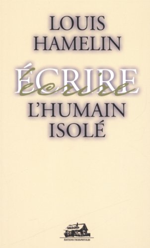 Beispielbild fr L'humain isol zum Verkauf von Les mots en page