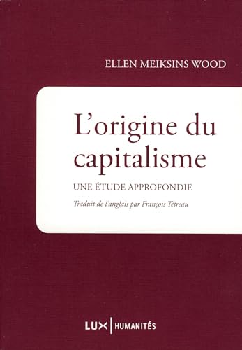 Beispielbild fr L'Origine du capitalisme zum Verkauf von medimops