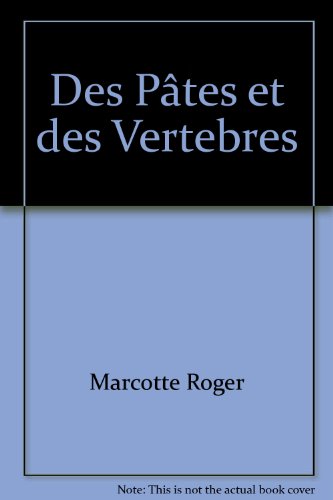 Des pates et des vertebres