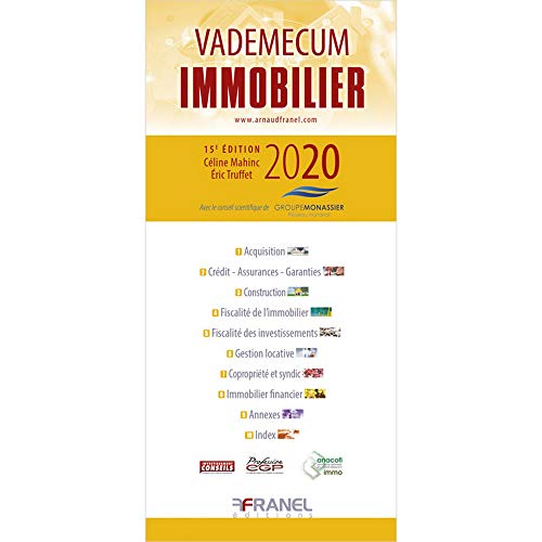 Stock image for Vademecum de l'immobilier 2020 - 15e  dition for sale by WorldofBooks