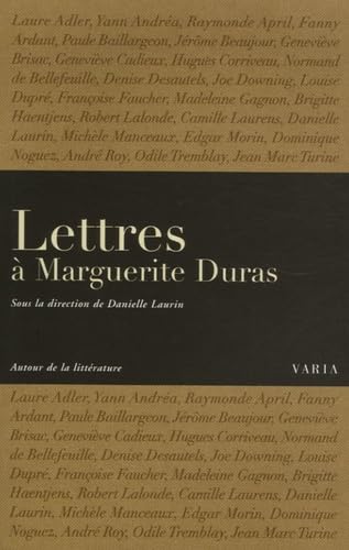 Beispielbild fr LETTRES  MARGUERITE DURAS zum Verkauf von Librairie La Canopee. Inc.