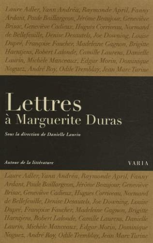9782896060283: Lettres  Marguerite Duras
